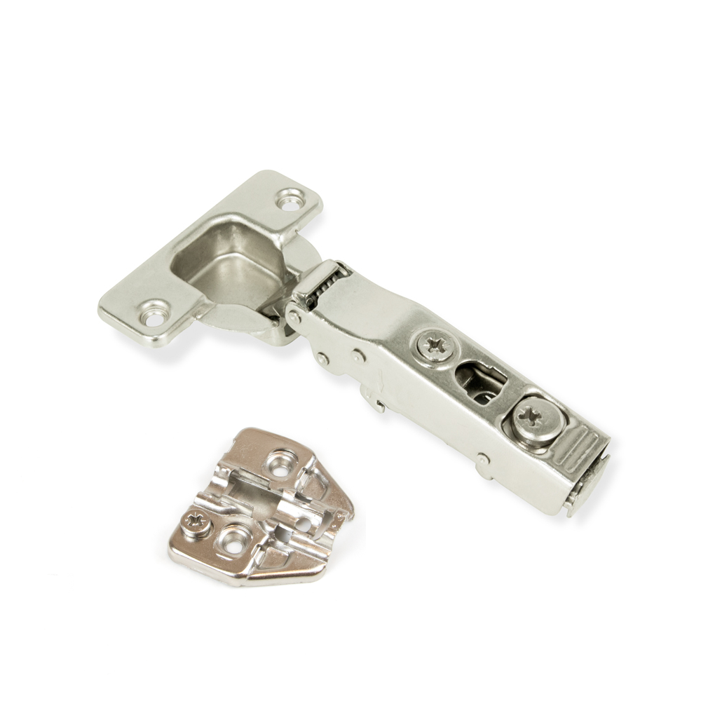 DTC, 110° Degree Hinge, Adjustable Plate, Soft Close, Stainless Steel (No Screws)