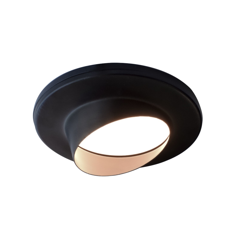 Nero Super Slim Angled Diffused LED Light, Warm White, Matte Black, Under Cabinet Light, Sola