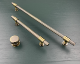 HARLEY & WAGER, Chelmsford Knurled Bar Handle, 160mm Centres