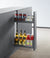 Iviro Glass Base Pull Out Storage Unit With Soft Close, Suits 150mm Cabinet