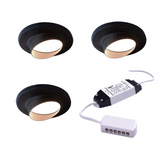 Nero Super Slim Angled Diffused LED Light, Warm White, Matte Black, Under Cabinet Light, Sola