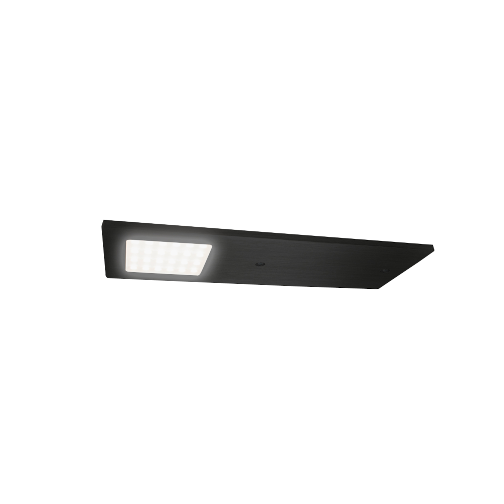 Siena, LED Light, 190mm Rectangle, Natural White, Matte Black, Under Cabinet Light Kits, Sola