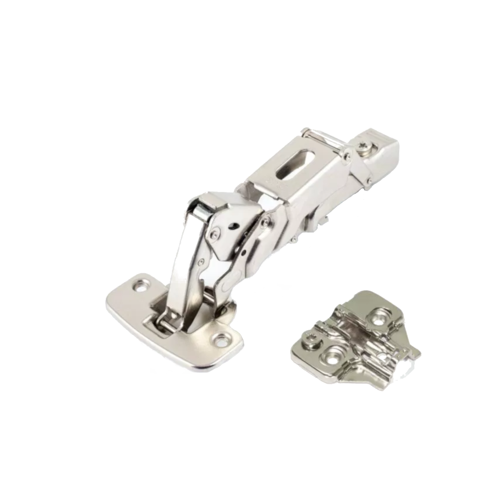 DTC, 165° Degree Hinge, Adjustable Plate, Soft Close, Stainless Steel (No Screws)