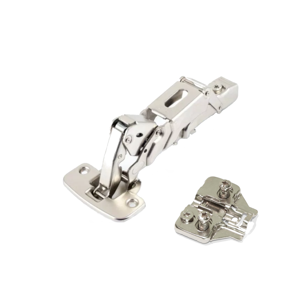 DTC, 165° Degree Hinge, Adjustable Euro Plate, Soft Close, Stainless Steel