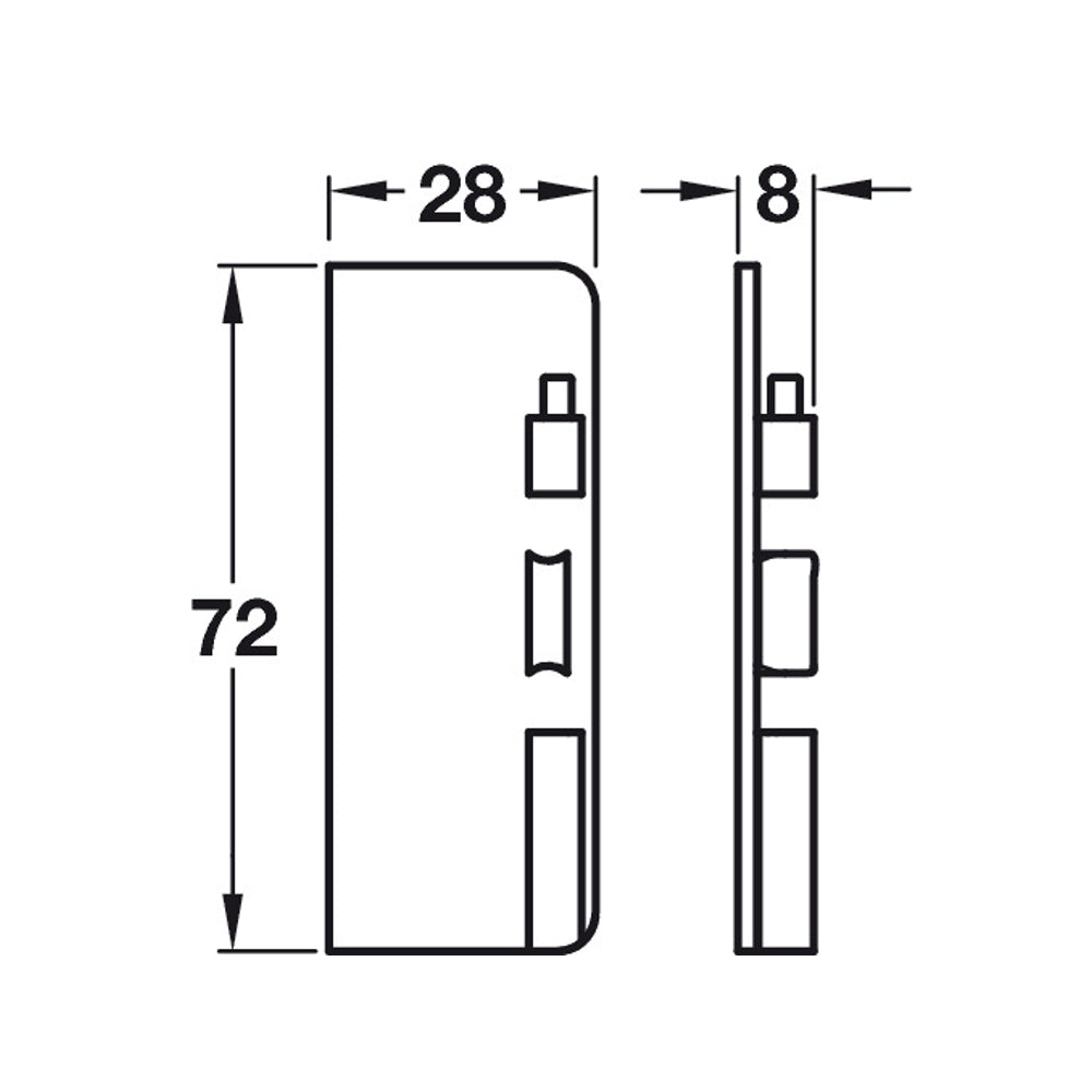 Gola C Profile End Cover Cap