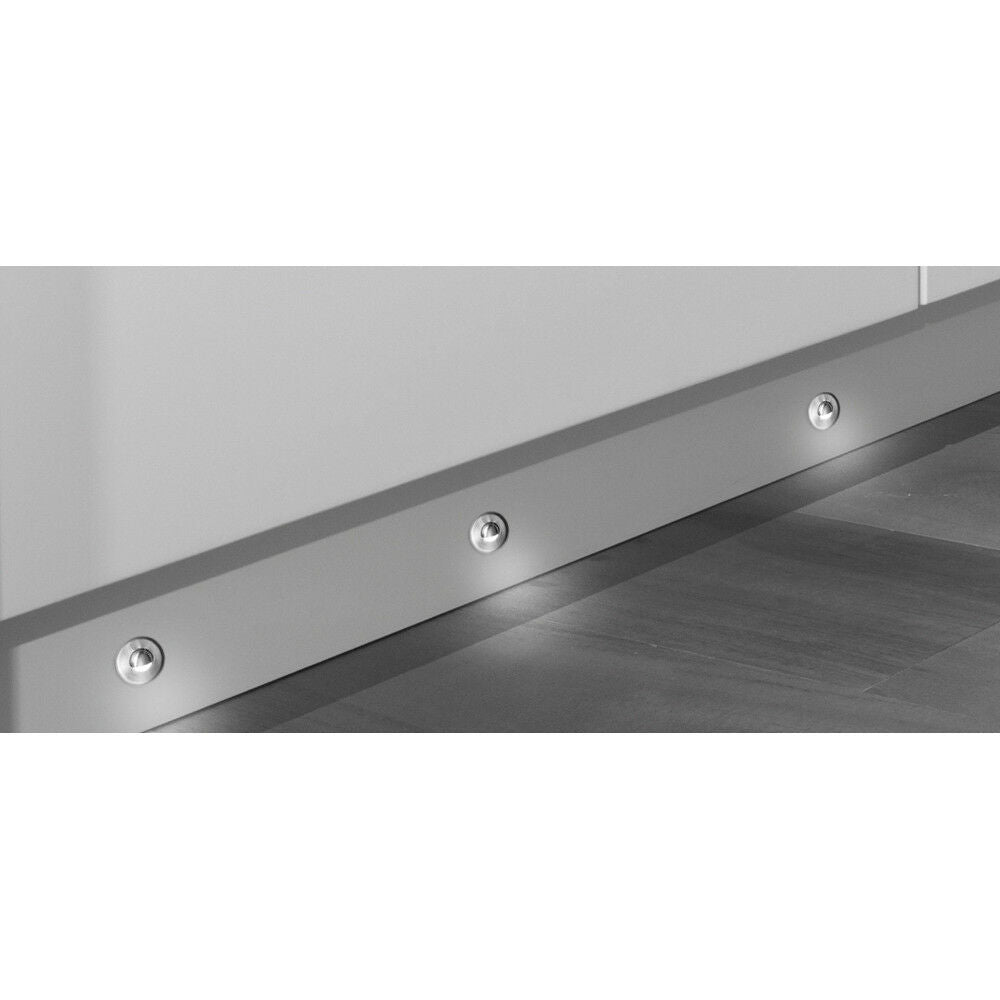 Sirius Eyelid, LED Plinth Lights, 4x Light Kit, Stainless Steel, Sola