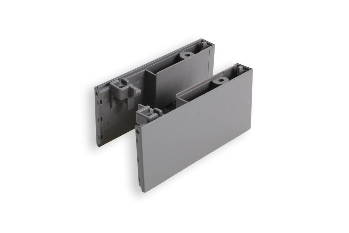 Twin Pro, Internal Front Clips for 88mm High Drawers, Dark Grey