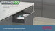 Ultra-Slim 122mm, Soft Close Full Side Drawer Runner System, D270-450mm x H122mm