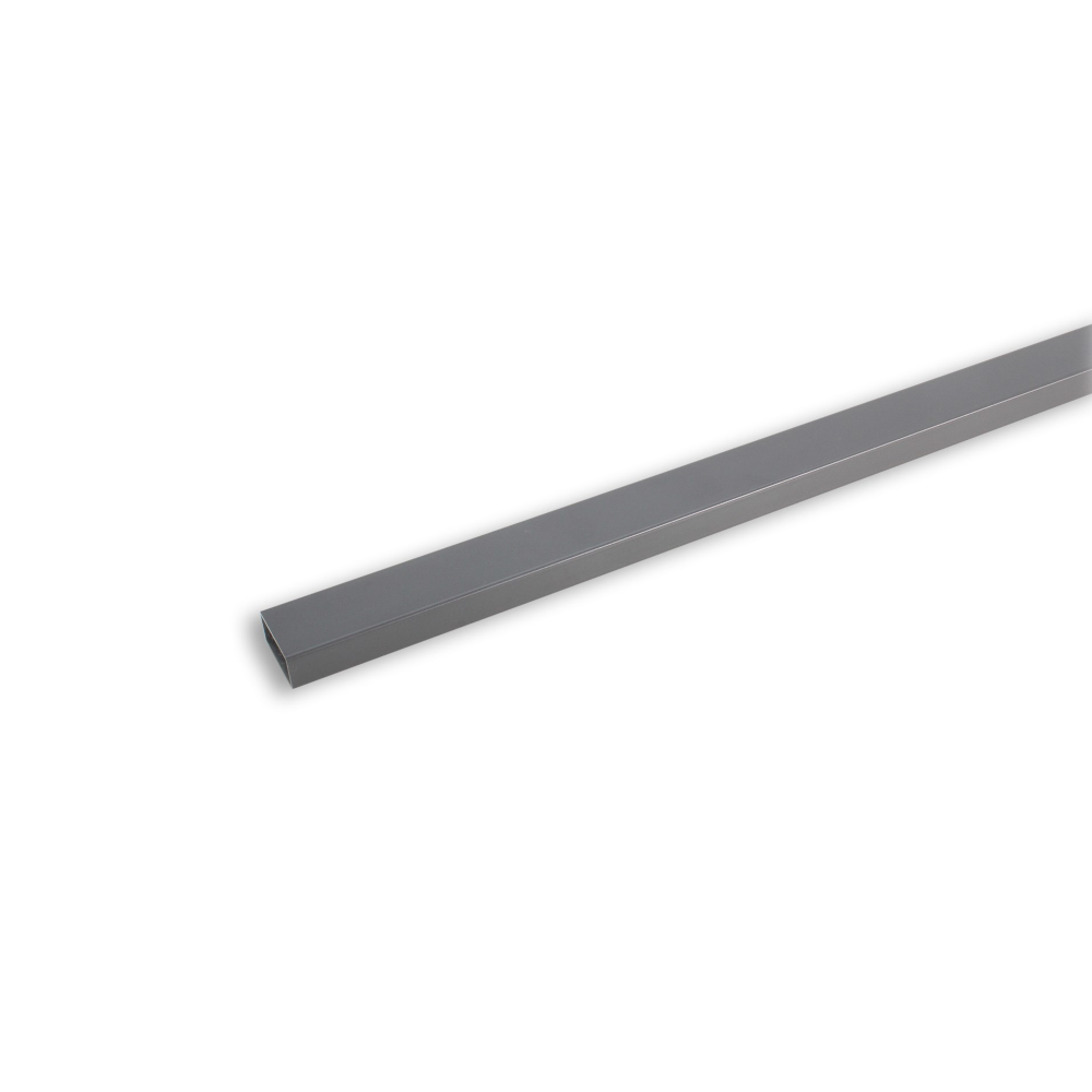 TwinPro, Square Cross Rail for Internal Drawer Fronts, Dark Grey, 1.1m Length