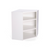 Duracab, Flat-Pack Diagonal Corner Tall Wall Cabinet Unit, 600x600mm, 900mm High, White