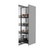 1850-2000mm Telescopic Larder, 6x Solid Base Baskets, Soft Closing, To Suit 300mm Cabinet, 2 Colours Available
